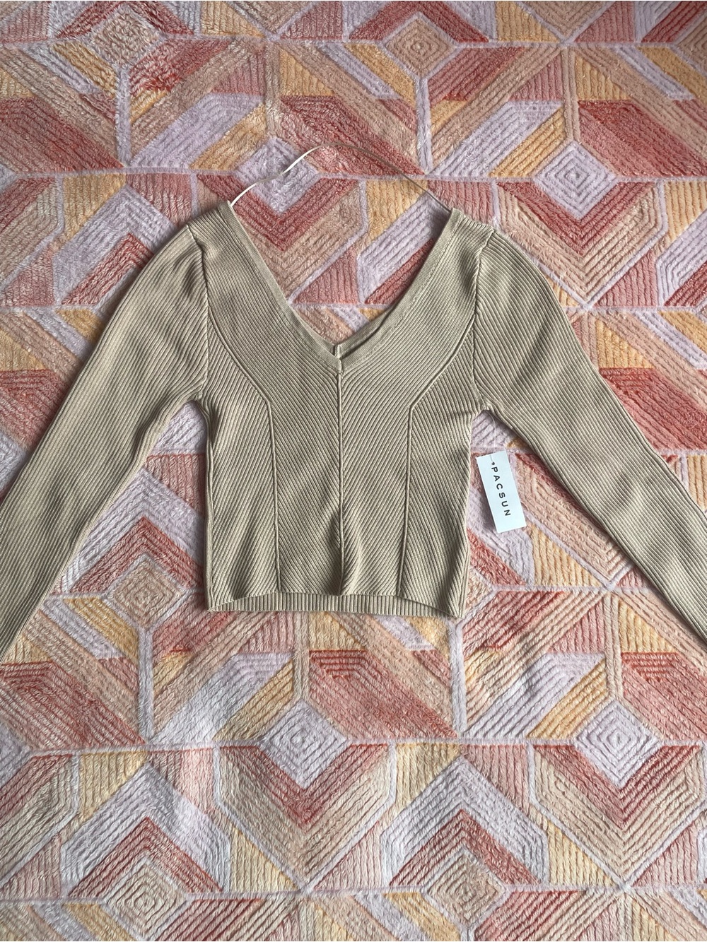 NWT Beverly and Beck V-Neck Cropped Sweater